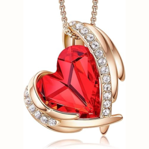 CDE Necklaces for Women Pendant Jewellery, 925 Sterling Silver Brass Plating Rose Gold Jewellery Gifts for Women Her Wife Girlfriend Anniversary Birthday Mothers Day Christmas